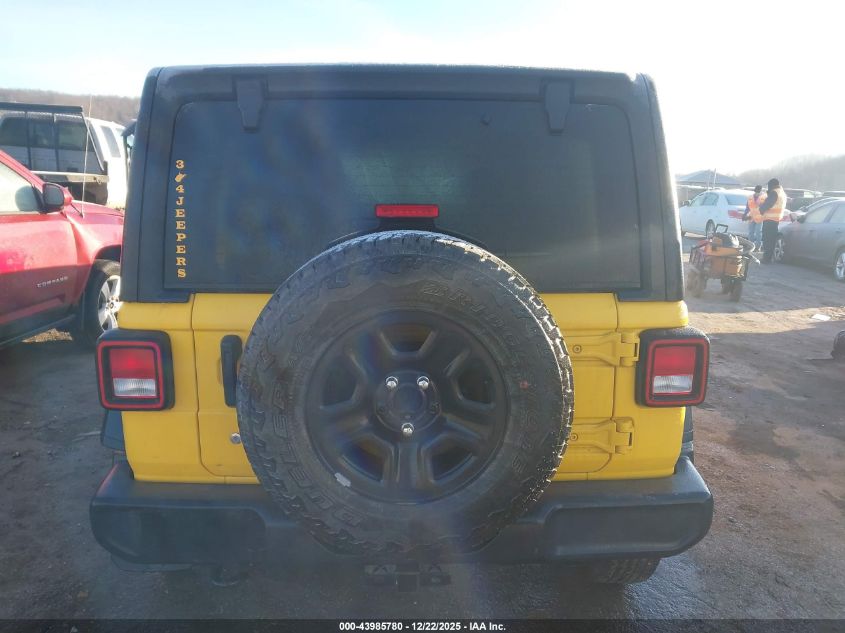 2018 Jeep Wrangler Unlimited Sport 4X4 VIN: 1C4HJXDG9JW296585 Lot: 43985780