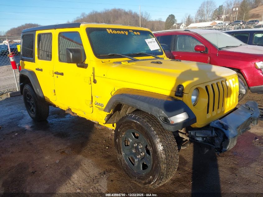 2018 Jeep Wrangler Unlimited Sport 4X4 VIN: 1C4HJXDG9JW296585 Lot: 43985780
