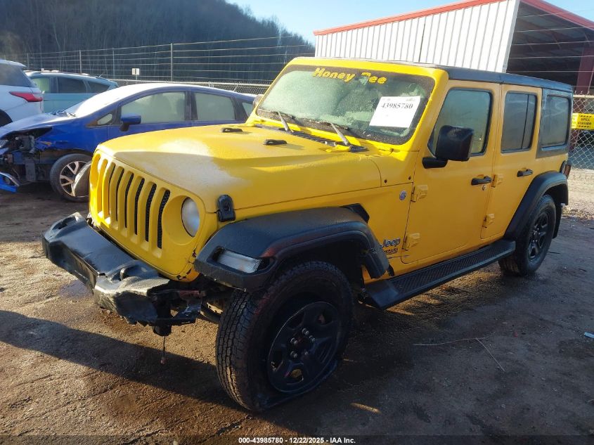 2018 Jeep Wrangler Unlimited Sport 4X4 VIN: 1C4HJXDG9JW296585 Lot: 43985780