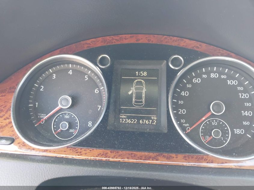 2011 Volkswagen Cc Lux Limited VIN: WVWHP7AN4BE719422 Lot: 43985782