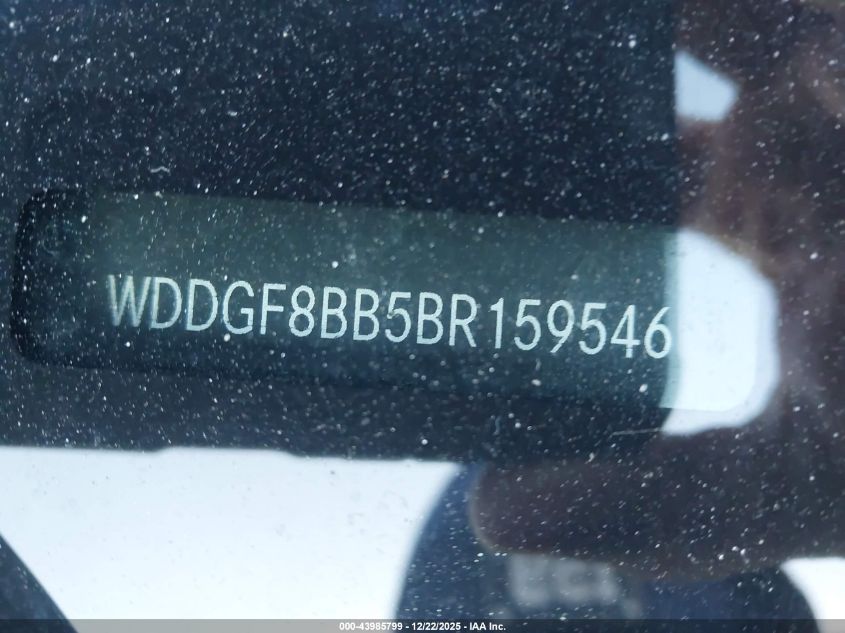 2011 Mercedes-Benz C 300 Luxury 4Matic VIN: WDDGF8BB5BR159546 Lot: 43985799