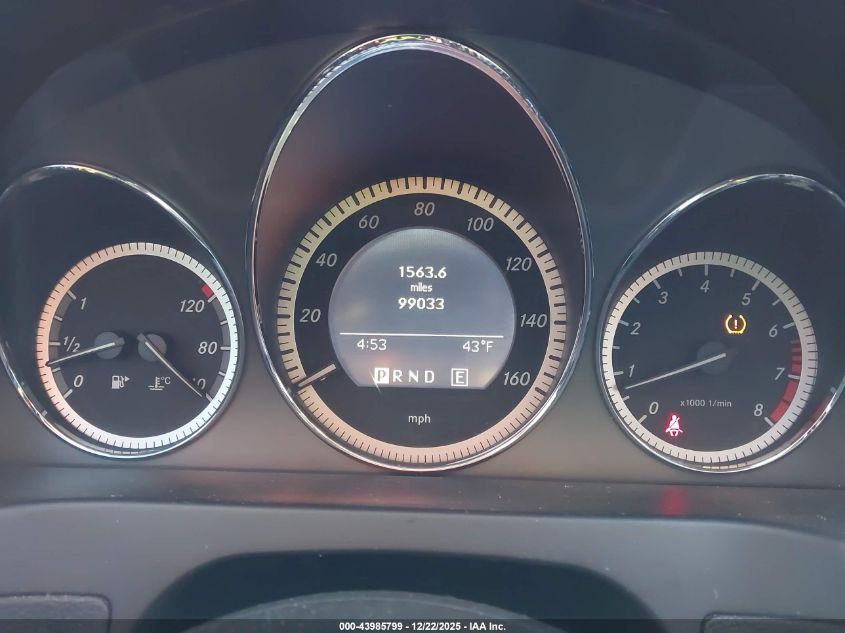 2011 Mercedes-Benz C 300 Luxury 4Matic VIN: WDDGF8BB5BR159546 Lot: 43985799