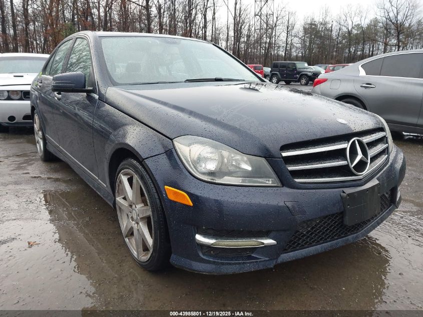 2014 Mercedes-Benz C-Class C 250 Sport VIN: WDDGF4HB9EG248018 Lot: 43985801
