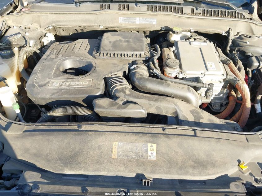 2017 Ford Fusion Hybrid S VIN: 3FA6P0UU9HR196654 Lot: 43985806