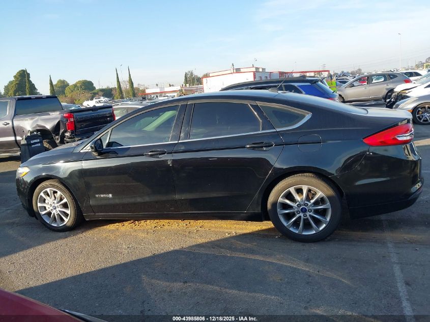2017 Ford Fusion Hybrid S VIN: 3FA6P0UU9HR196654 Lot: 43985806