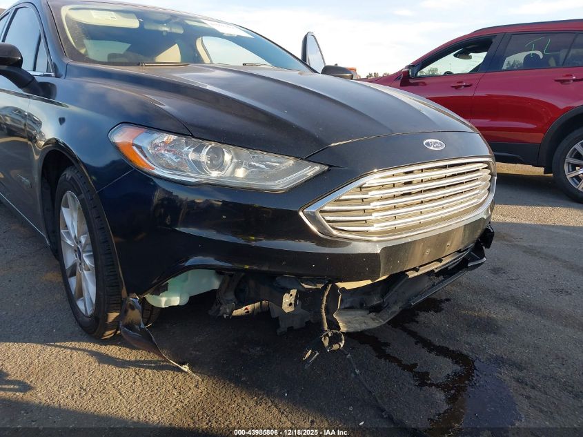 2017 Ford Fusion Hybrid S VIN: 3FA6P0UU9HR196654 Lot: 43985806
