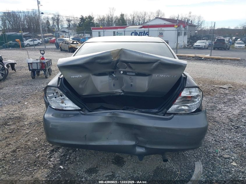 2002 Toyota Camry Le VIN: 4T1BE32K12U564645 Lot: 43985823