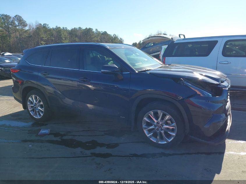 2023 Toyota Highlander Hybrid Limited VIN: 5TDXBRCH2PS581040 Lot: 43985824