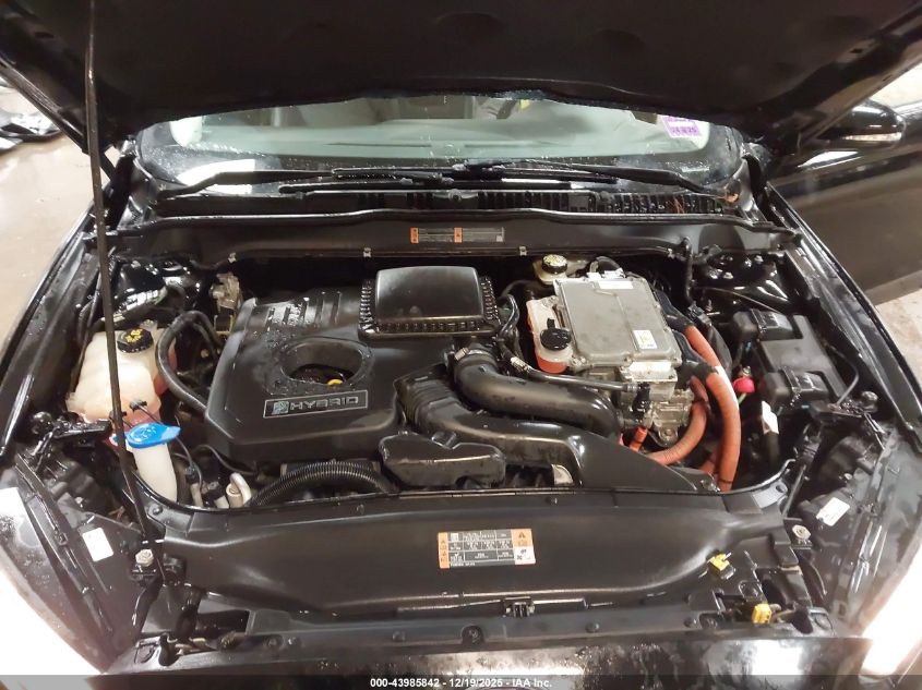 2016 Ford Fusion Hybrid Titanium VIN: 3FA6P0RU4GR275835 Lot: 43985842