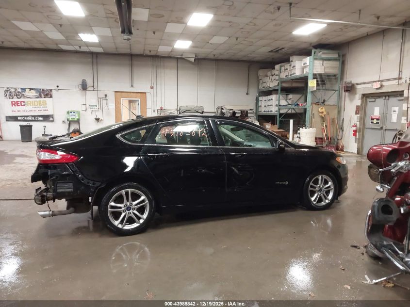 2016 Ford Fusion Hybrid Titanium VIN: 3FA6P0RU4GR275835 Lot: 43985842