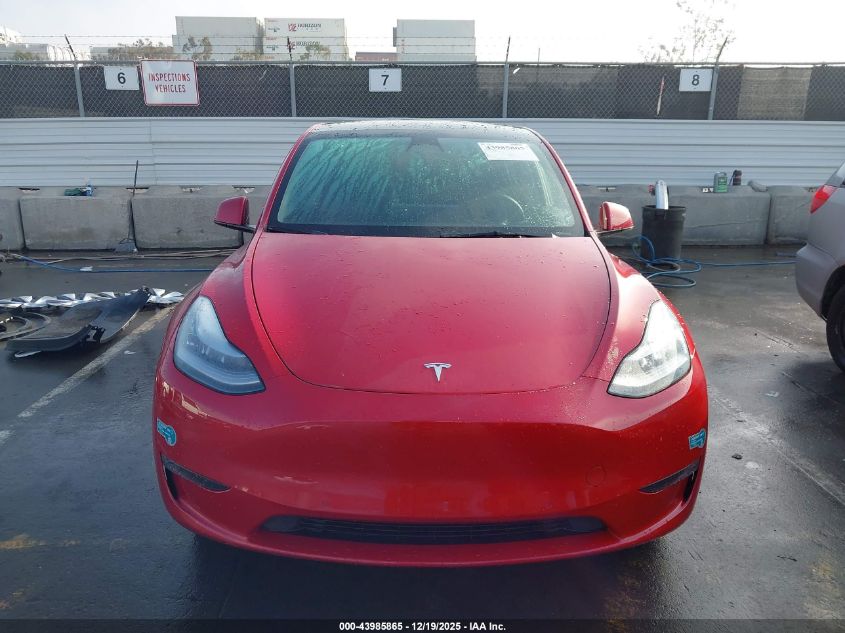 2021 Tesla Model Y Long Range Dual Motor All-Wheel Drive VIN: 5YJYGDEEXMF199138 Lot: 43985865