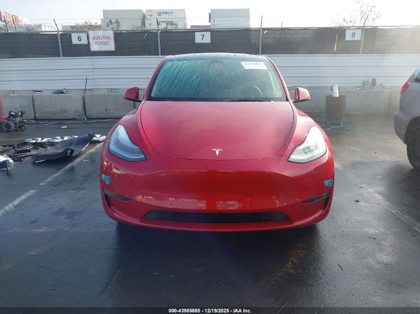 2021 Tesla Model Y Long Range Dual Motor All-Wheel Drive VIN: 5YJYGDEEXMF199138 Lot: 43985865