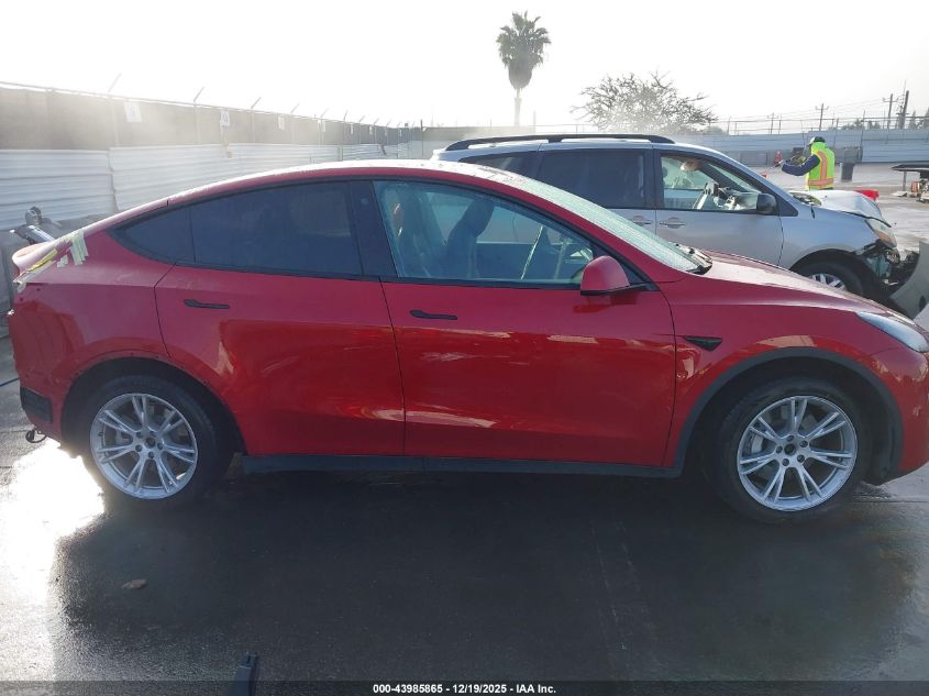 2021 Tesla Model Y Long Range Dual Motor All-Wheel Drive VIN: 5YJYGDEEXMF199138 Lot: 43985865