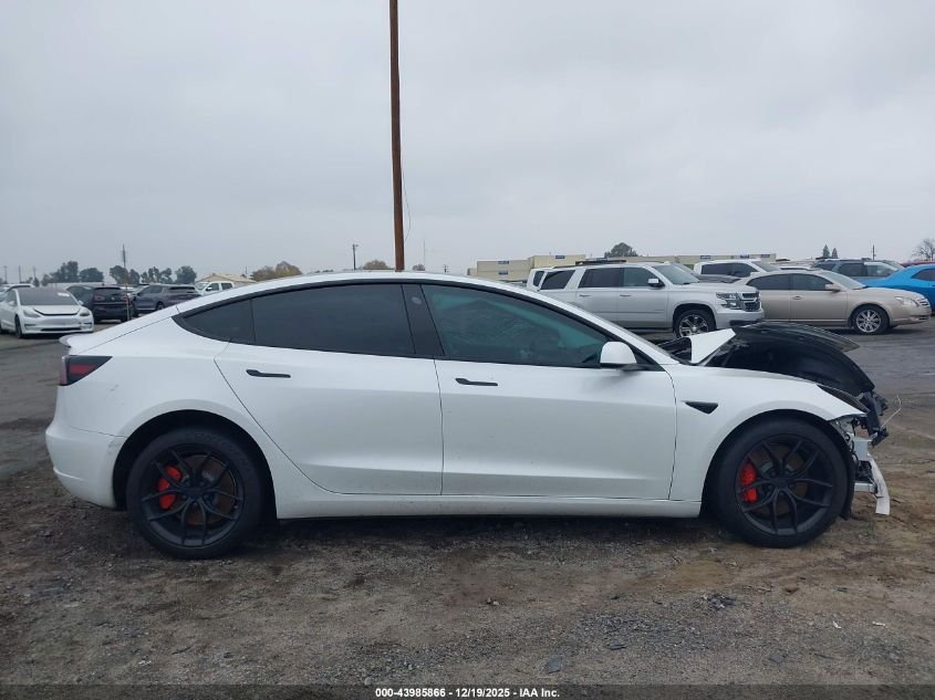 2021 Tesla Model 3 Performance Dual Motor All-Wheel Drive VIN: 5YJ3E1EC8MF055455 Lot: 43985866