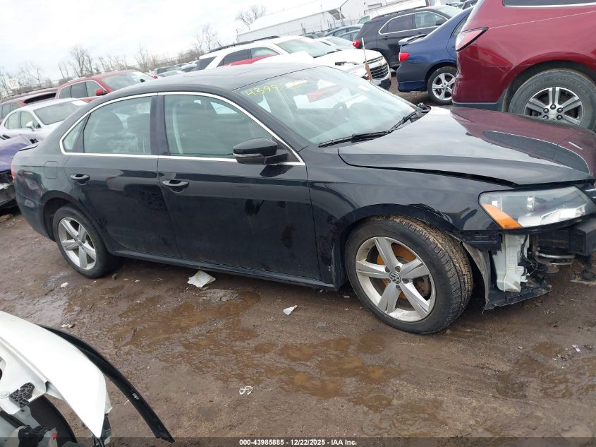 2012 Volkswagen Passat 2.5L Se VIN: 1VWBH7A35CC075859 Lot: 43985885