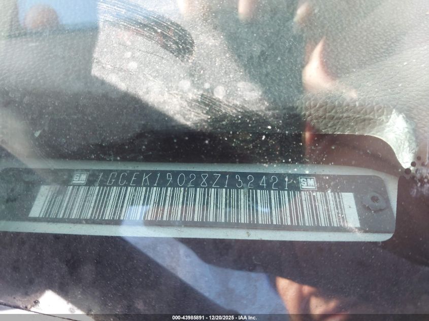 2008 Chevrolet Silverado 1500 Lt1 VIN: 1GCEK19028Z132421 Lot: 43985891