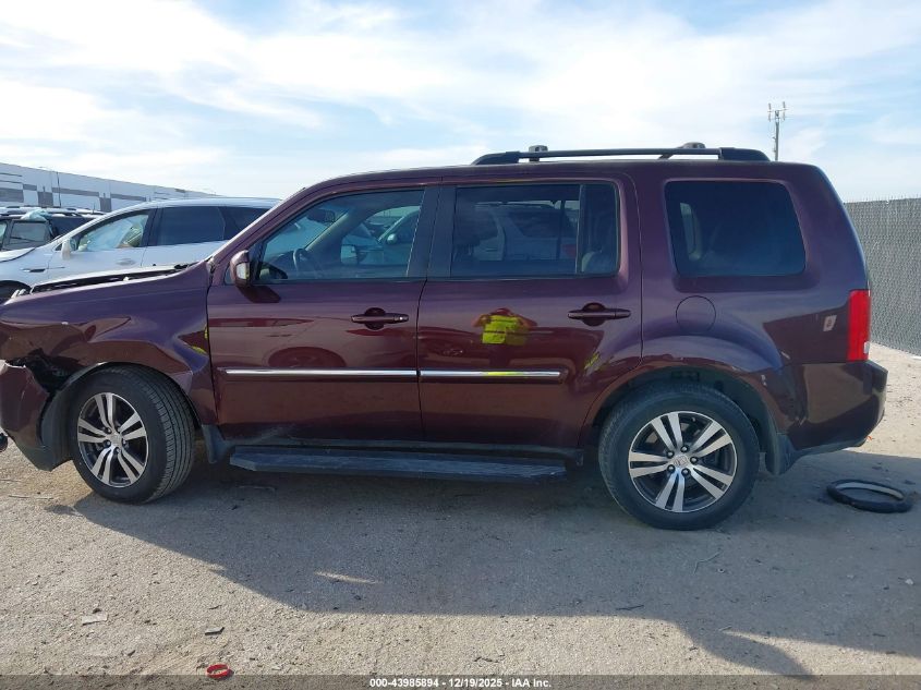 2015 Honda Pilot Touring VIN: 5FNYF4H96FB032764 Lot: 43985894