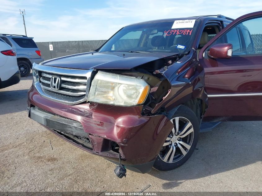 2015 Honda Pilot Touring VIN: 5FNYF4H96FB032764 Lot: 43985894