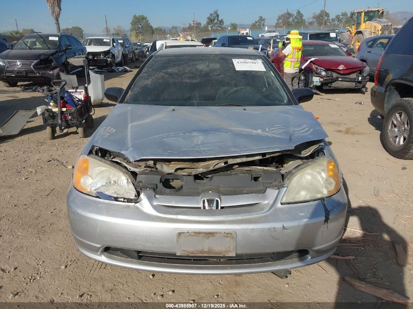 2002 Honda Civic Dx VIN: 1HGEM21292L056995 Lot: 43985907