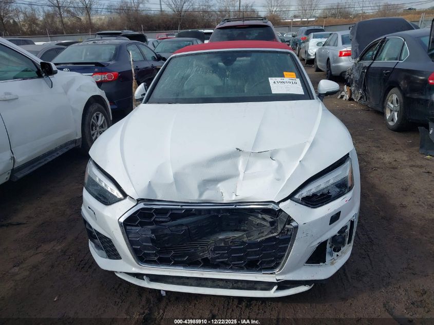 2024 Audi A5 Cabriolet Prestige 45 Tfsi S Line Quattro S Tronic VIN: WAU5AGF54RN003169 Lot: 43985910