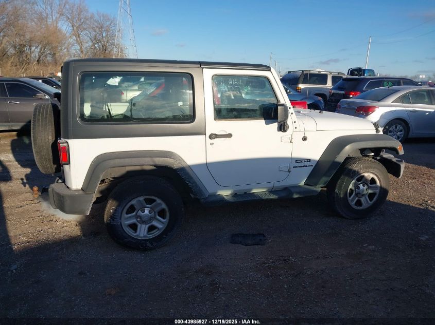 2015 Jeep Wrangler Sport VIN: 1C4AJWAG5FL684261 Lot: 43985927