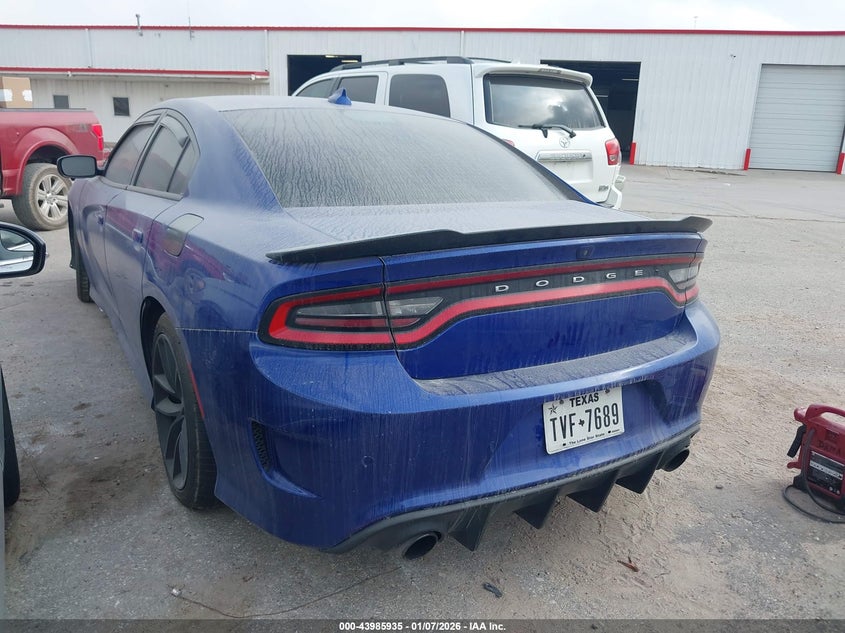 Vin: 2c3cdxgj4jh182442, lot: 44481643, dodge charger r/t scat pack rwd 20183