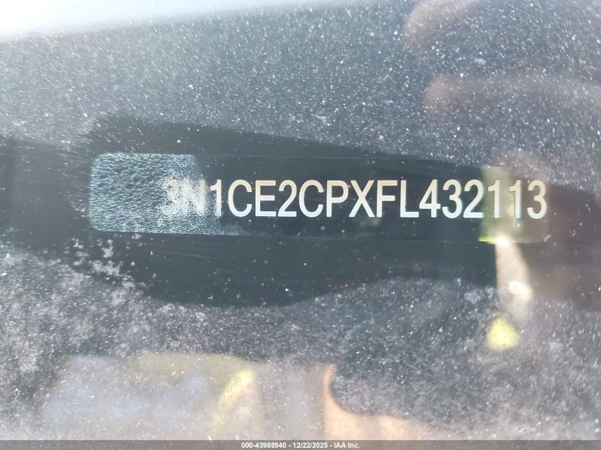 2015 Nissan Versa Note Sv VIN: 3N1CE2CPXFL432113 Lot: 43985940