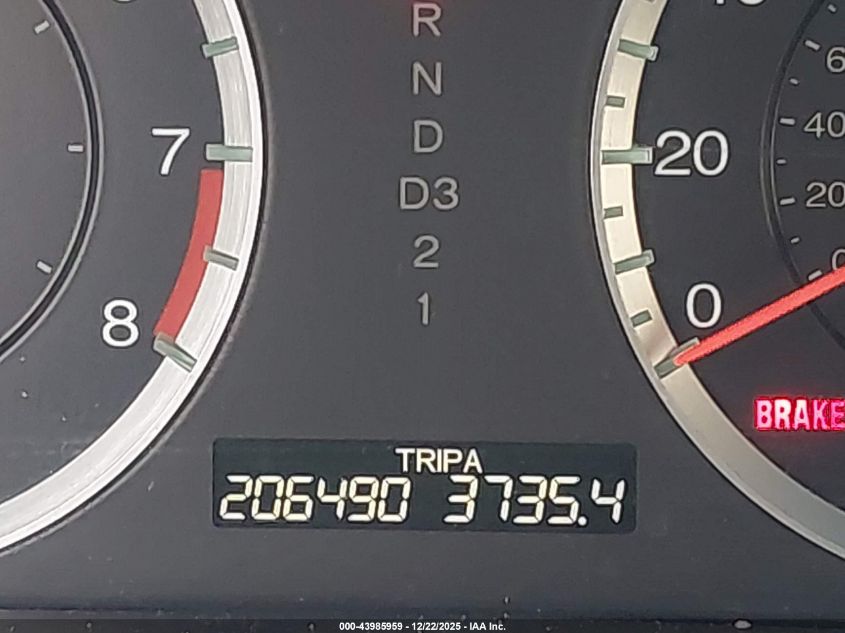 2011 Honda Accord 2.4 Ex-L VIN: 1HGCP2F85BA103124 Lot: 43985959