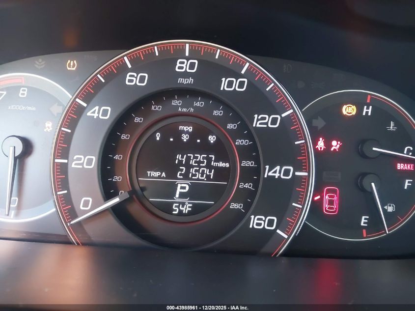 2015 Honda Accord Sport VIN: 1HGCR2F50FA213228 Lot: 43985961