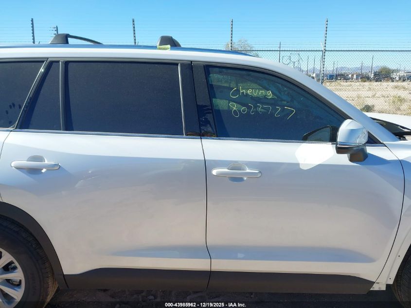 2025 Toyota Grand Highlander Hybrid Xle VIN: 5TDACAB56SS055532 Lot: 43985962