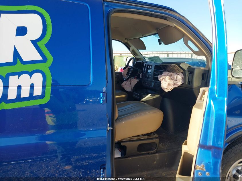 2019 GMC Savana 2500 Work Van VIN: 1GTW7BFG5K1304783 Lot: 43985965