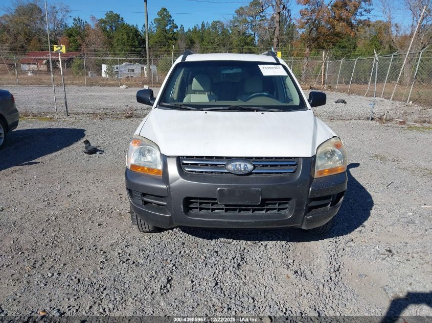 2007 Kia Sportage Lx VIN: KNDJF724177427247 Lot: 43985967