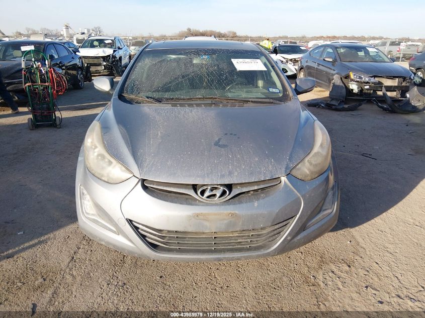 2014 Hyundai Elantra Sport VIN: KMHDH4AH9EU133471 Lot: 43985979