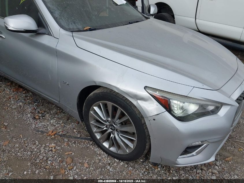 2018 Infiniti Q50 3.0T Luxe VIN: JN1EV7AP7JM363629 Lot: 43985984