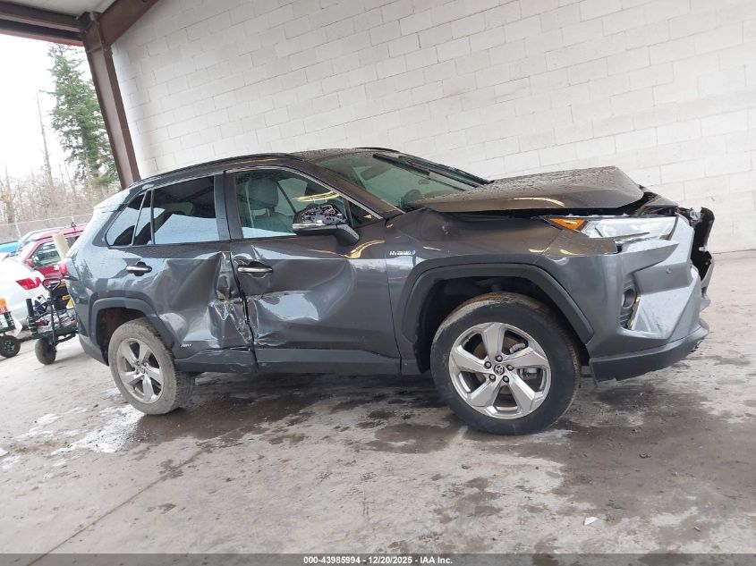 2021 Toyota Rav4 Hybrid Limited VIN: 2T3D6RFV2MW015124 Lot: 43985994