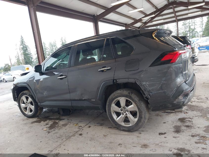 2021 Toyota Rav4 Hybrid Limited VIN: 2T3D6RFV2MW015124 Lot: 43985994