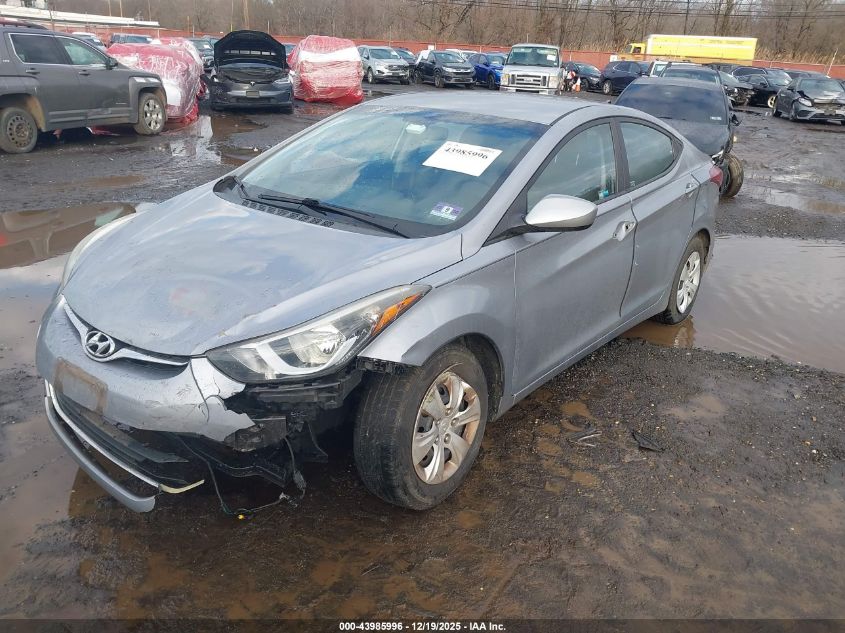 2016 Hyundai Elantra Se VIN: 5NPDH4AE6GH731816 Lot: 43985996
