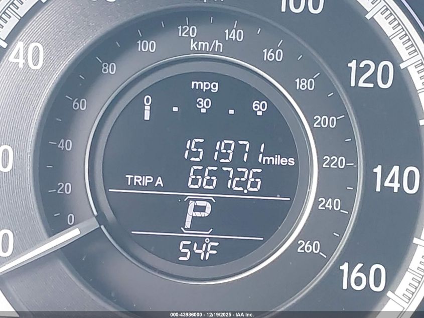 2016 Honda Accord Lx VIN: 1HGCR2F34GA211496 Lot: 43986000