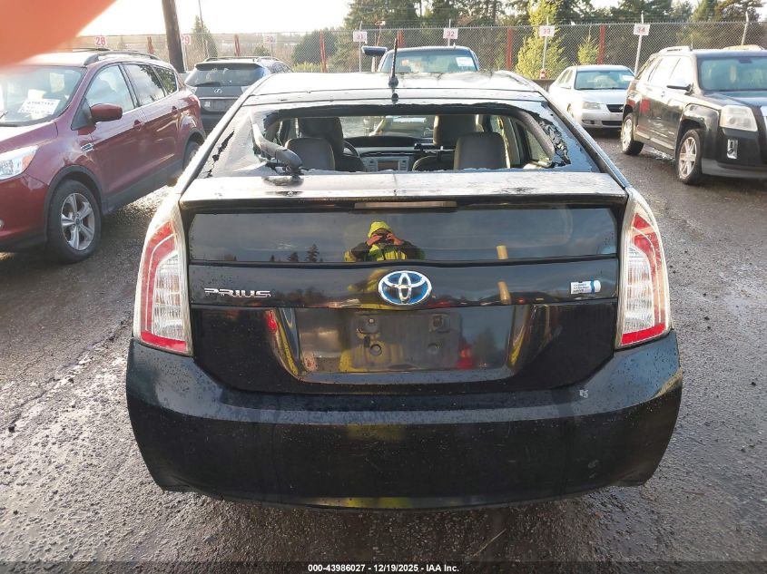 2012 Toyota Prius Two VIN: JTDKN3DU5C1487610 Lot: 43986027