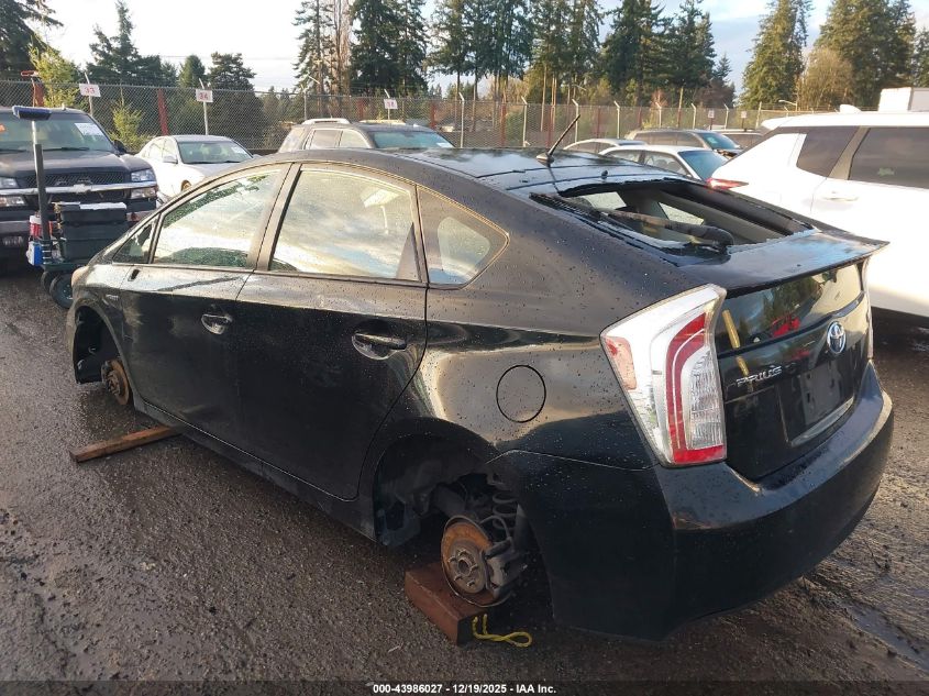 2012 Toyota Prius Two VIN: JTDKN3DU5C1487610 Lot: 43986027