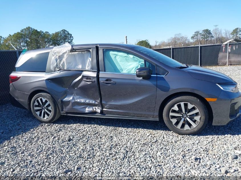 2025 Honda Odyssey Ex-L VIN: 5FNRL6H65SB080121 Lot: 43986053