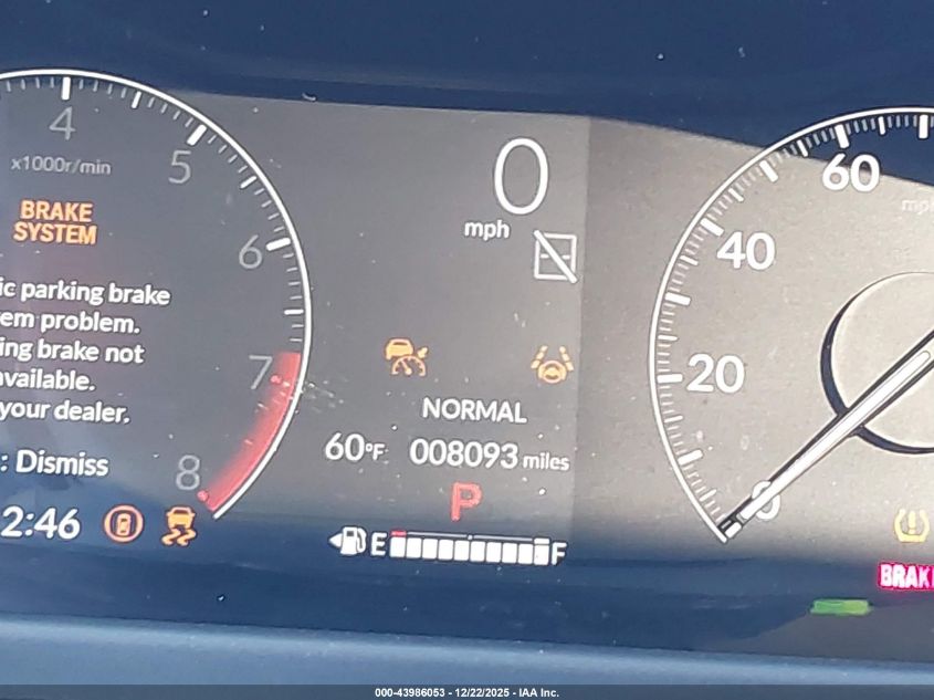 2025 Honda Odyssey Ex-L VIN: 5FNRL6H65SB080121 Lot: 43986053