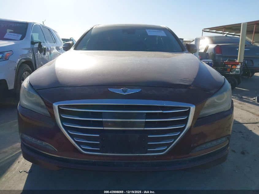 2016 Hyundai Genesis 3.8 VIN: KMHGN4JE9GU112330 Lot: 43986069