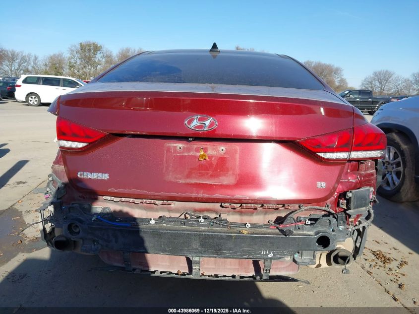 2016 Hyundai Genesis 3.8 VIN: KMHGN4JE9GU112330 Lot: 43986069