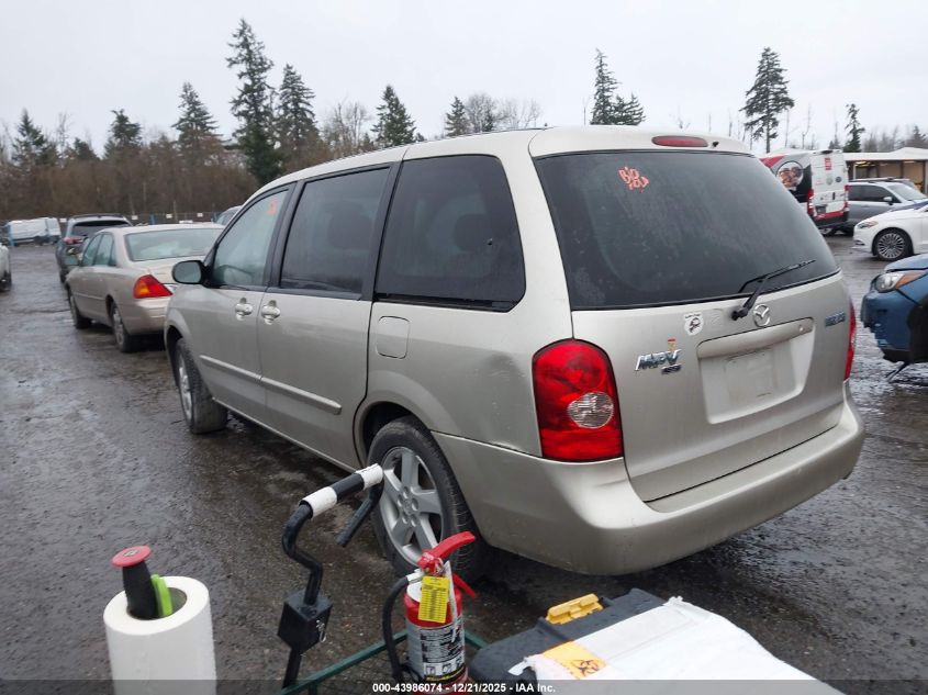 2003 Mazda Mpv Es/Lx/Lx-Sv VIN: JM3LW28JX30357542 Lot: 43986074