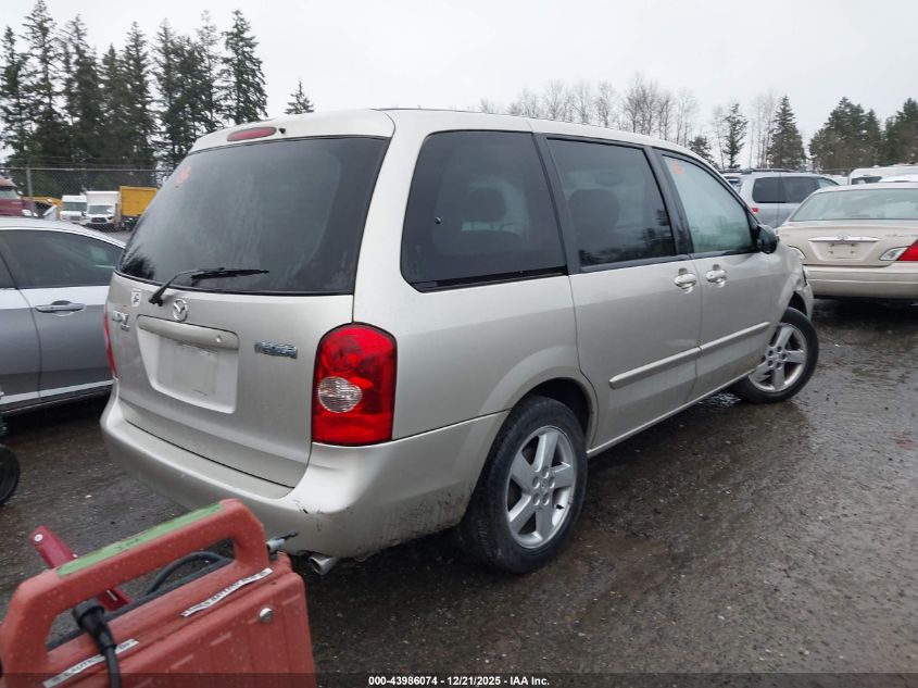 2003 Mazda Mpv Es/Lx/Lx-Sv VIN: JM3LW28JX30357542 Lot: 43986074