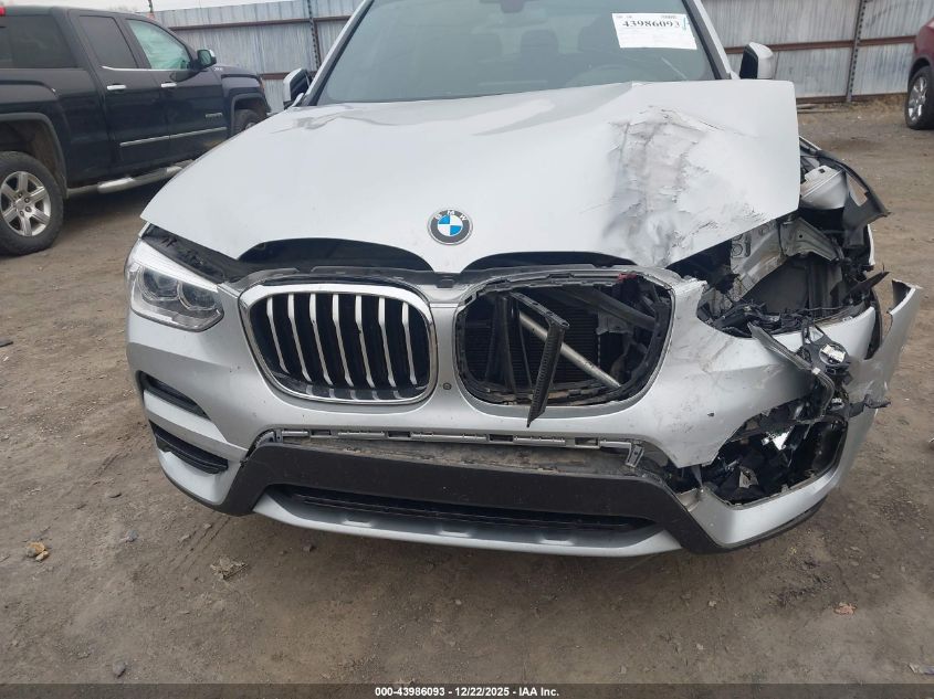 2021 BMW X3 xDrive30I VIN: 5UXTY5C00M9H70619 Lot: 43986093