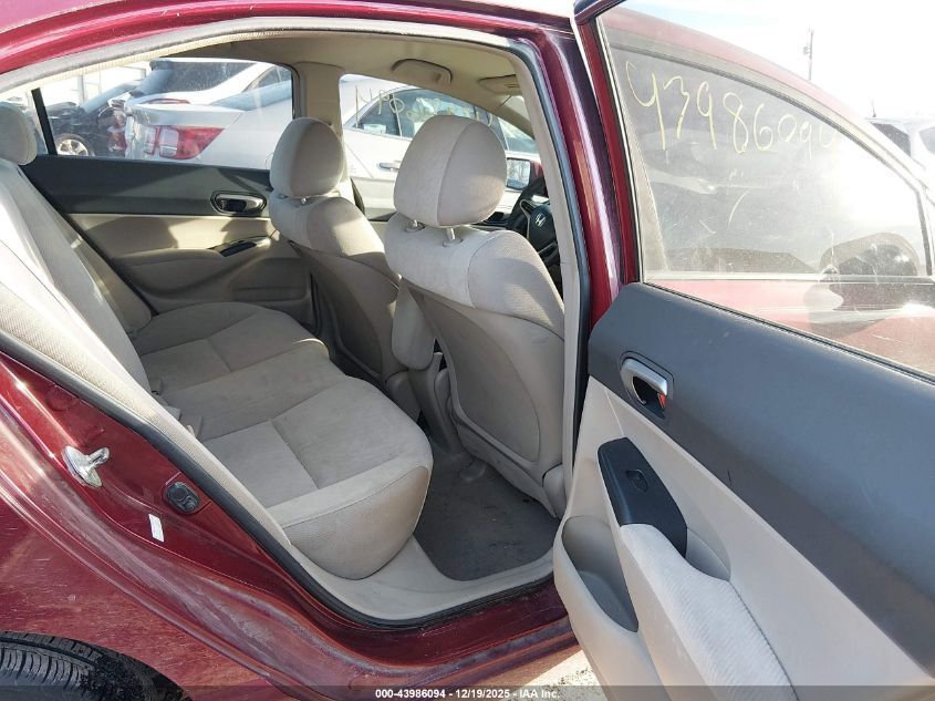 2010 Honda Civic Lx VIN: 19XFA1F57AE085461 Lot: 43986094