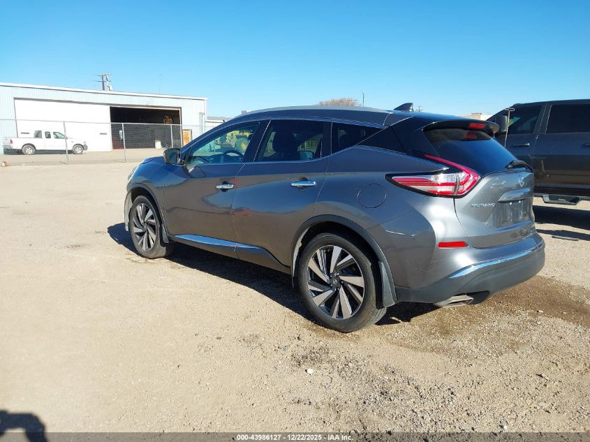 2017 Nissan Murano Platinum VIN: 5N1AZ2MGXHN125644 Lot: 43986127