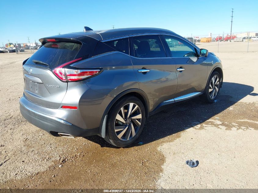 2017 Nissan Murano Platinum VIN: 5N1AZ2MGXHN125644 Lot: 43986127